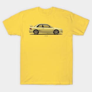 Impreza WRX Coupe (GC8F) Yellow T-Shirt